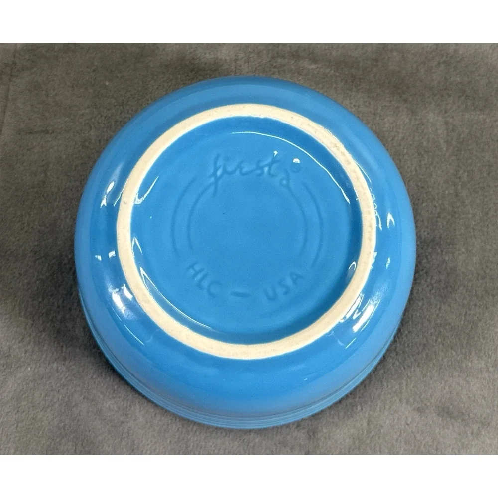 NEW Fiestaware Peackcock Blue Retired Color GUSTO 28 oz Bowl Bnfts Charity